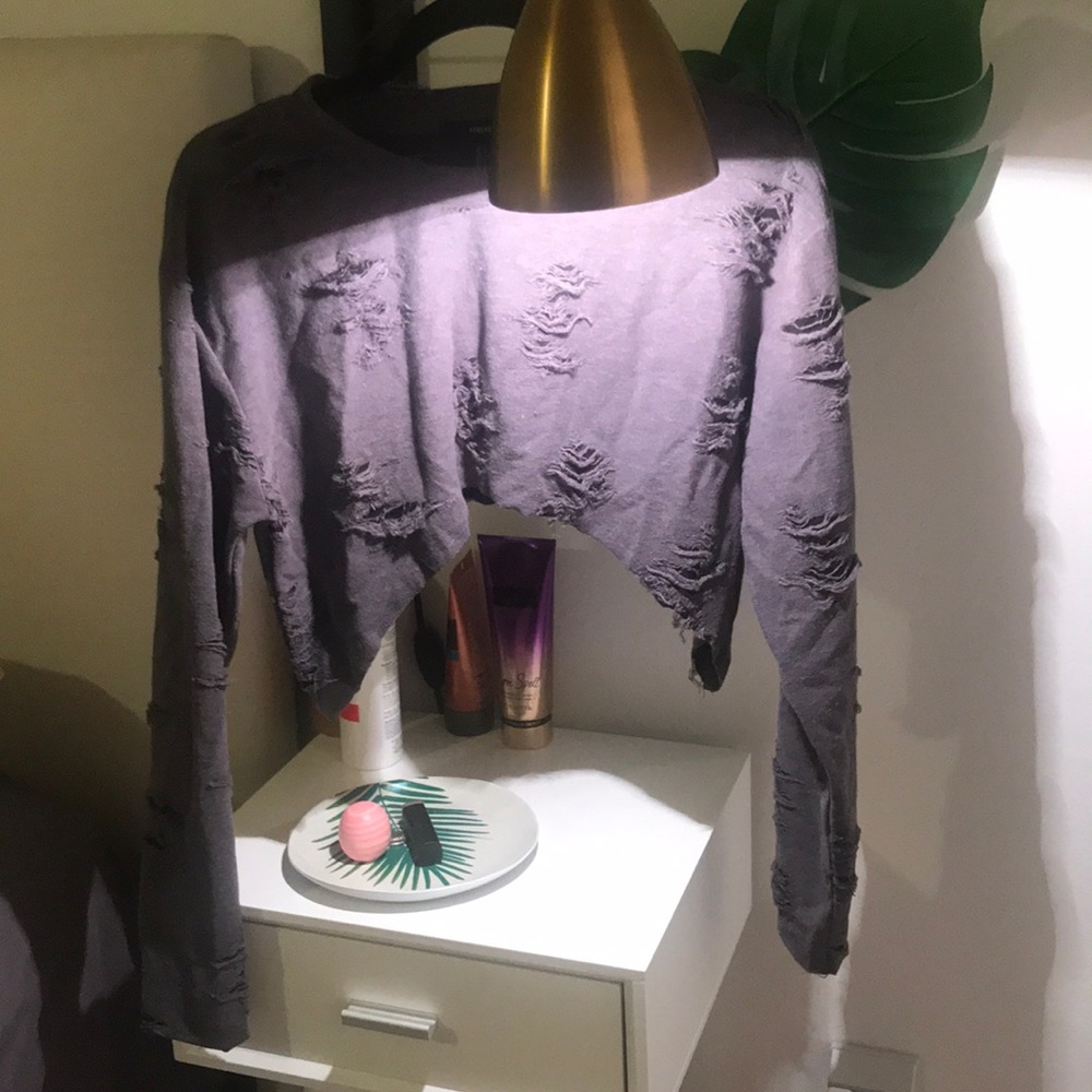 Cropped sweatshirt